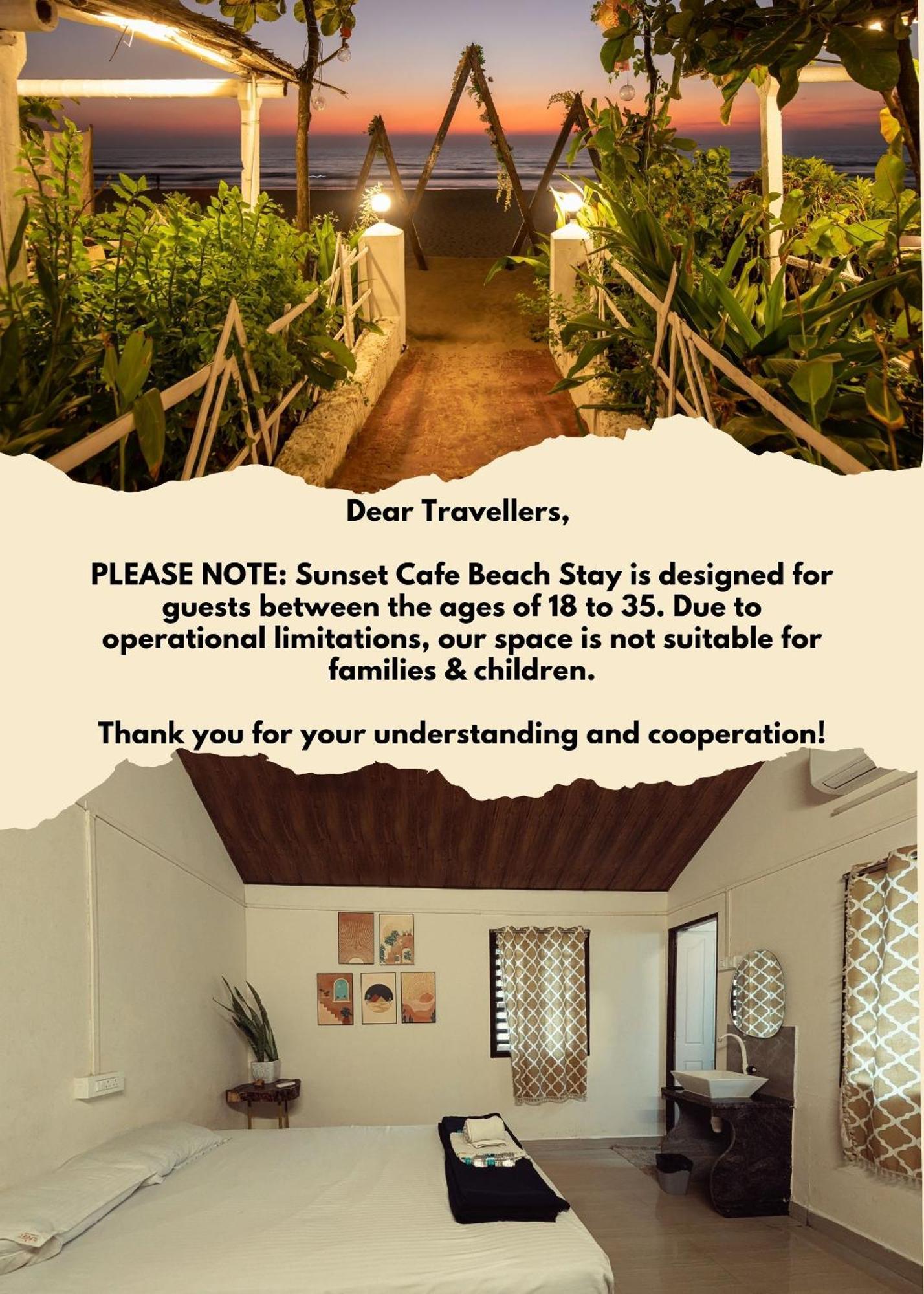 Sunset Cafe Beach Stay Gokarna  Zewnętrze zdjęcie